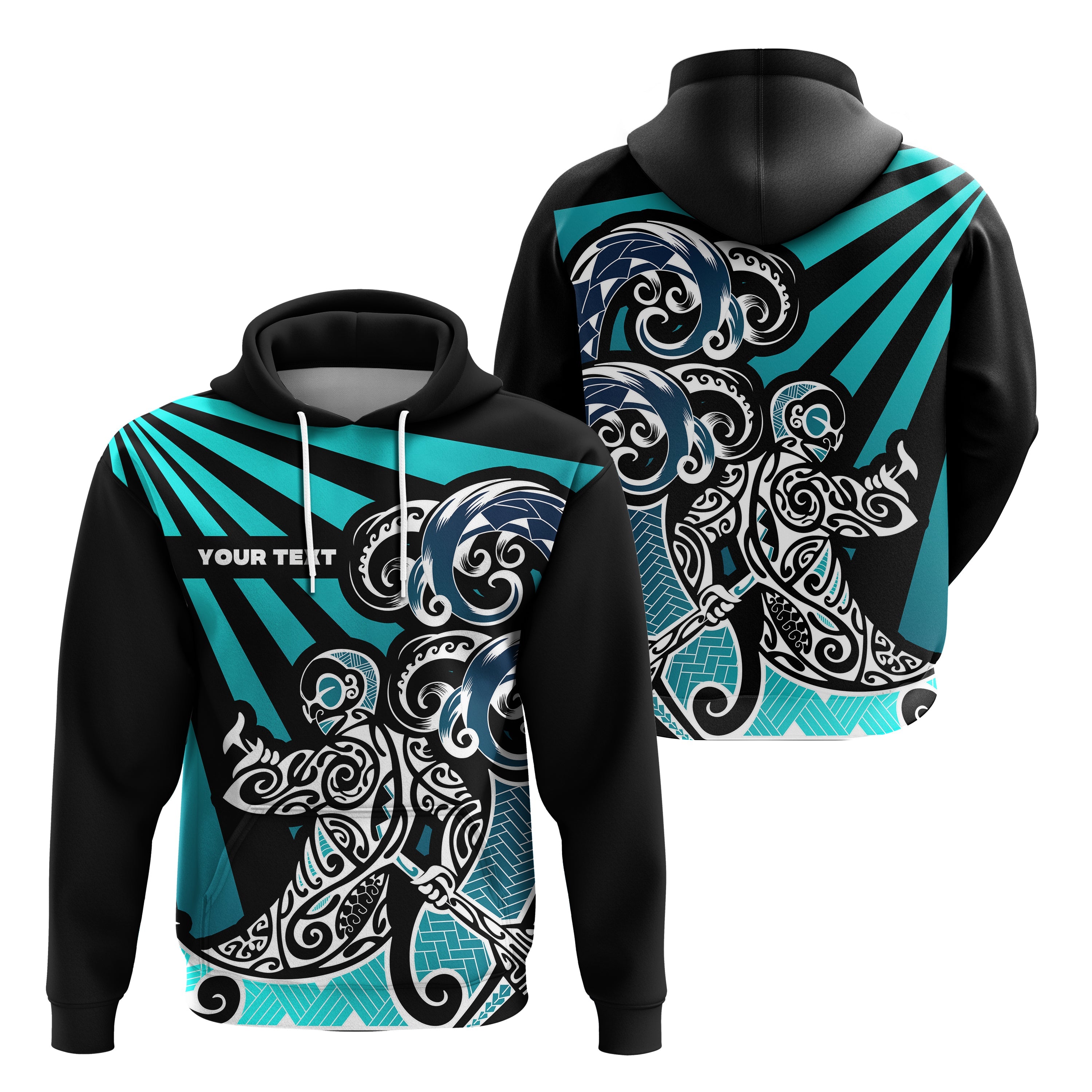 (Custom Personalised) Maori Aotearoa Hoodie New Zealand Simple Style LT16 - Vibe Hoodie Shop