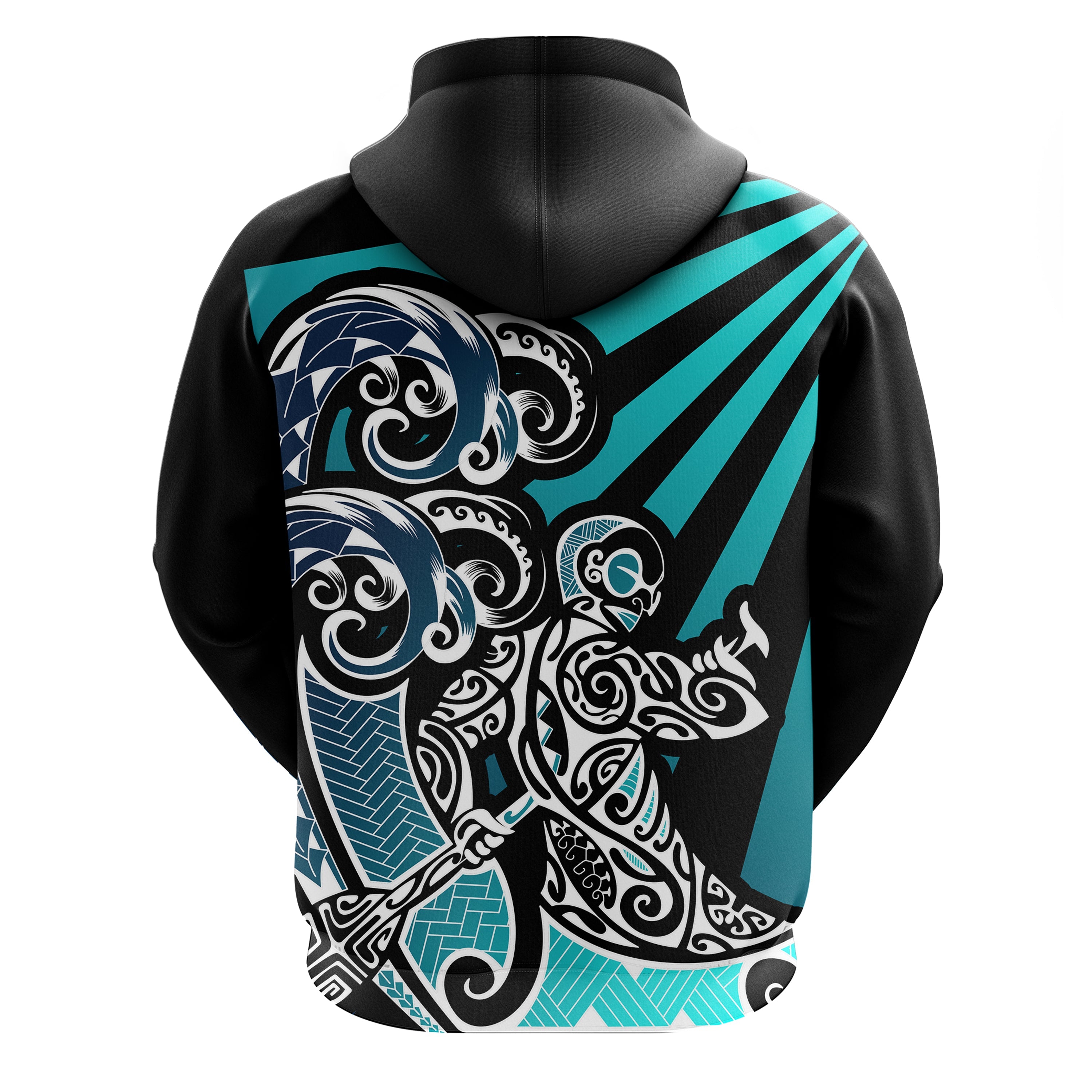 (Custom Personalised) Maori Aotearoa Zip Hoodie New Zealand Simple Style LT16 - Vibe Hoodie Shop