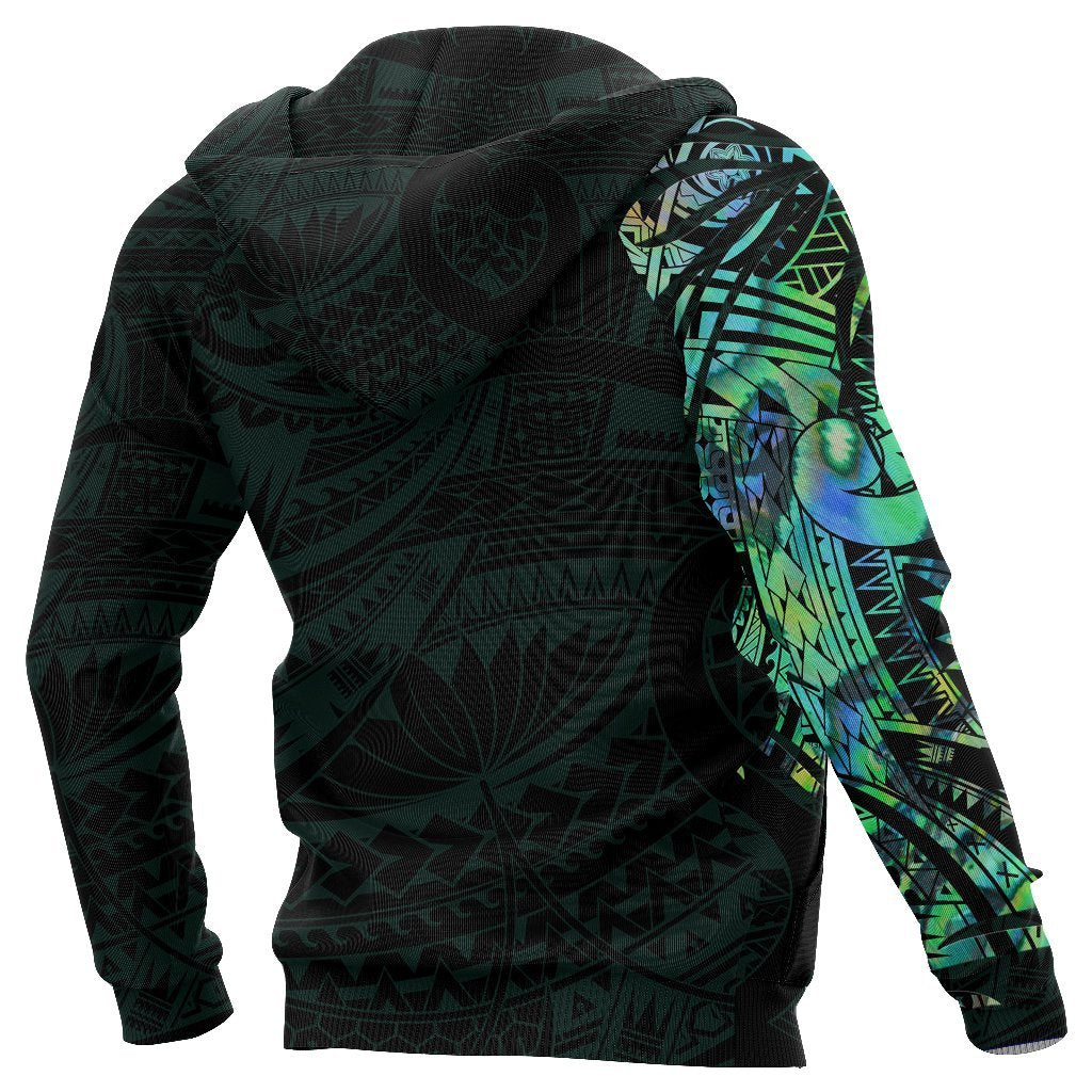 New Zealand Hoodie, Maori Horse Paua Shell Pullover Hoodie - Vibe Hoodie Shop