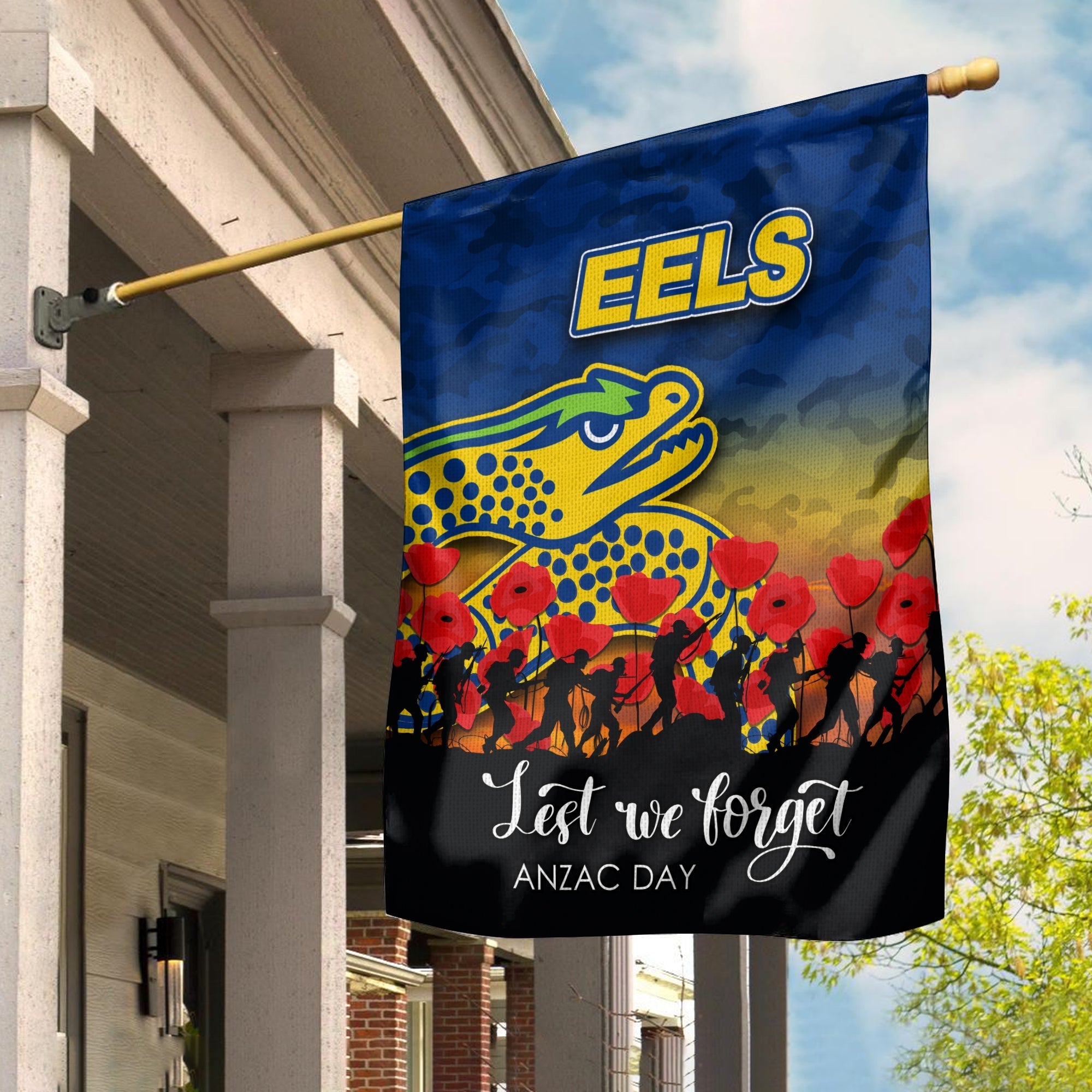 Eels ANZAC Day Army Flag - Vibe Hoodie Shop