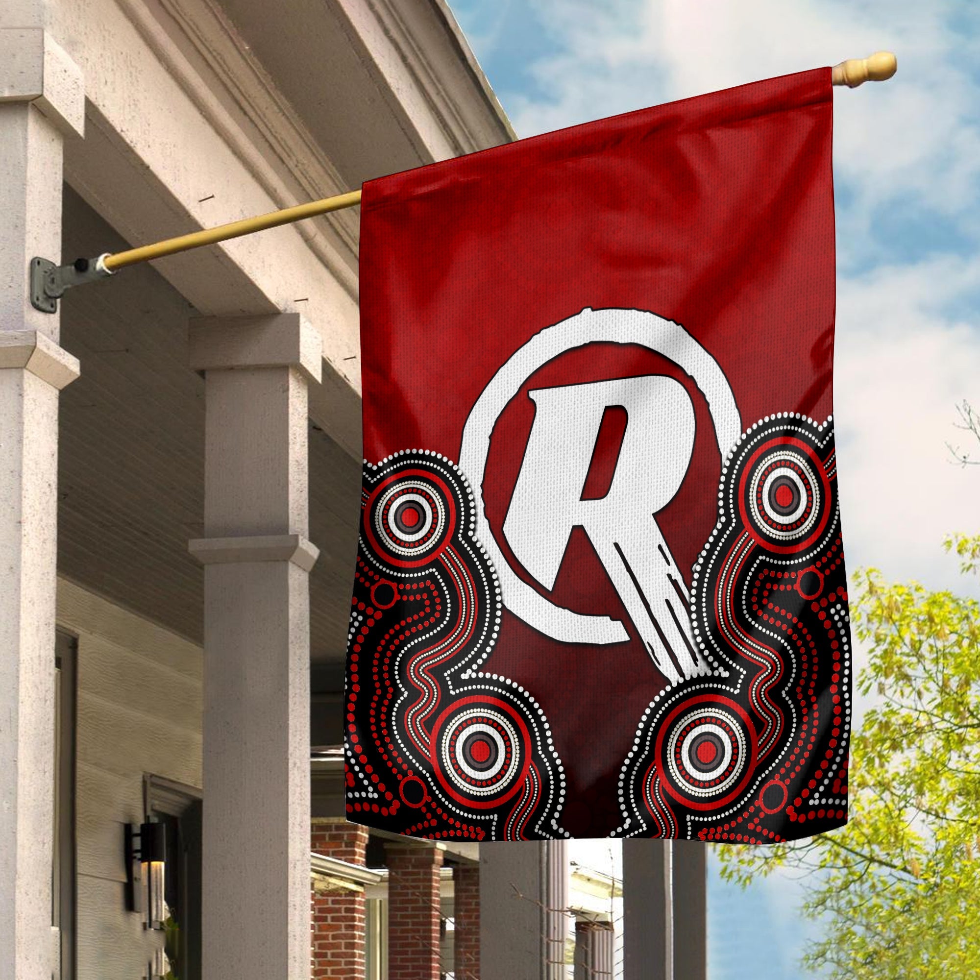 Melbourne Renegades Flag Cricket Aboriginal Style - Vibe Hoodie Shop