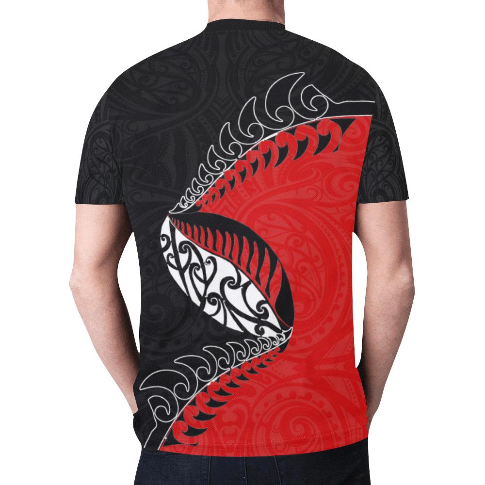 New Zealand Rugby Shirt, Aotearoa Rugby Fern T shirt - Vibe Hoodie Shop