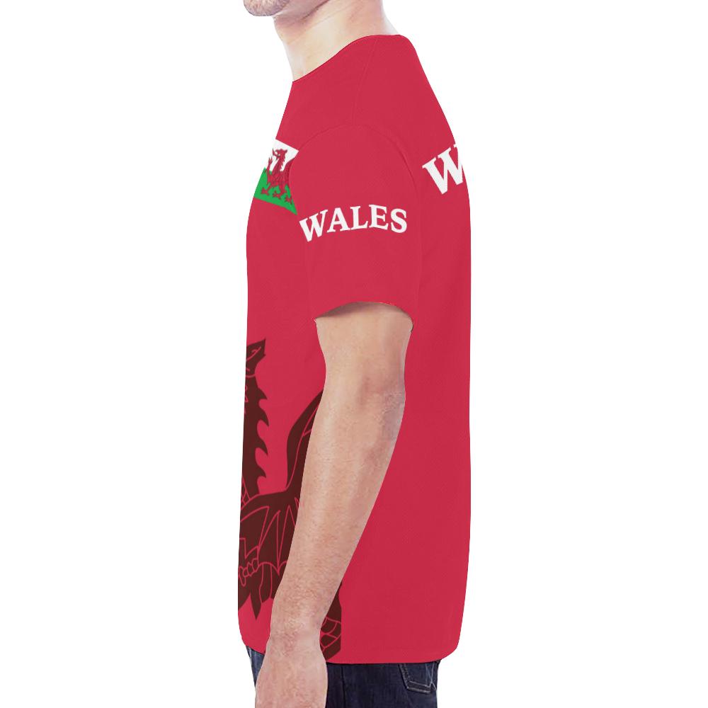 Wales T shirt Welsh Dragon T shirt - Vibe Hoodie Shop