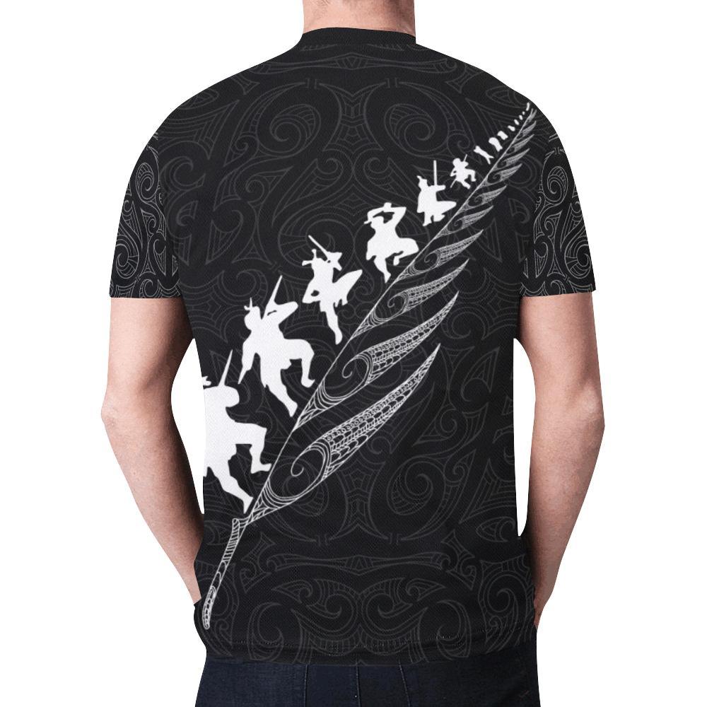 New Zealand Rugby Shirt, Kiwi Haka Rugby T shirt - Vibe Hoodie Shop