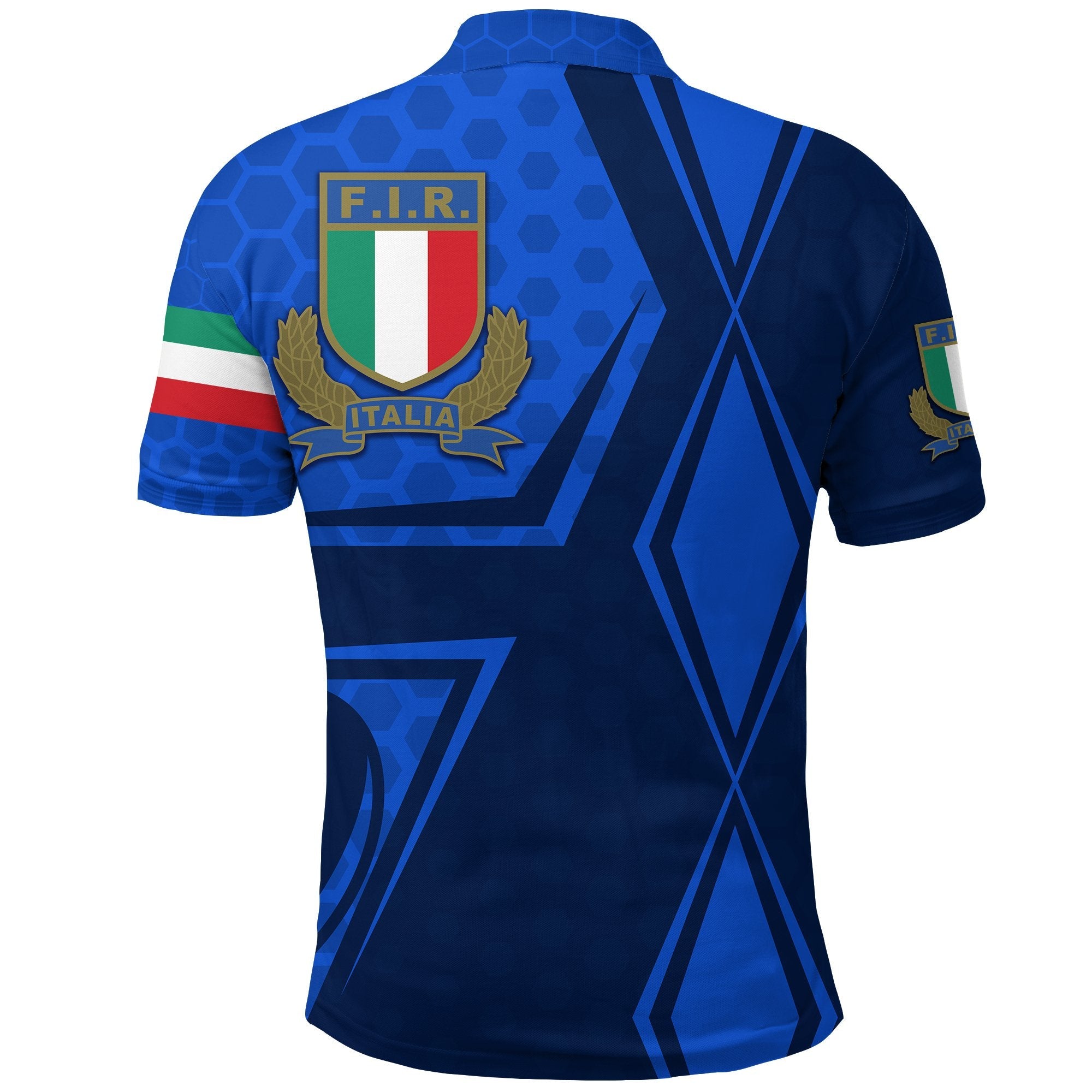 Italy Rugby Polo Shirt Gli Azzurri Vibes - Vibe Hoodie Shop