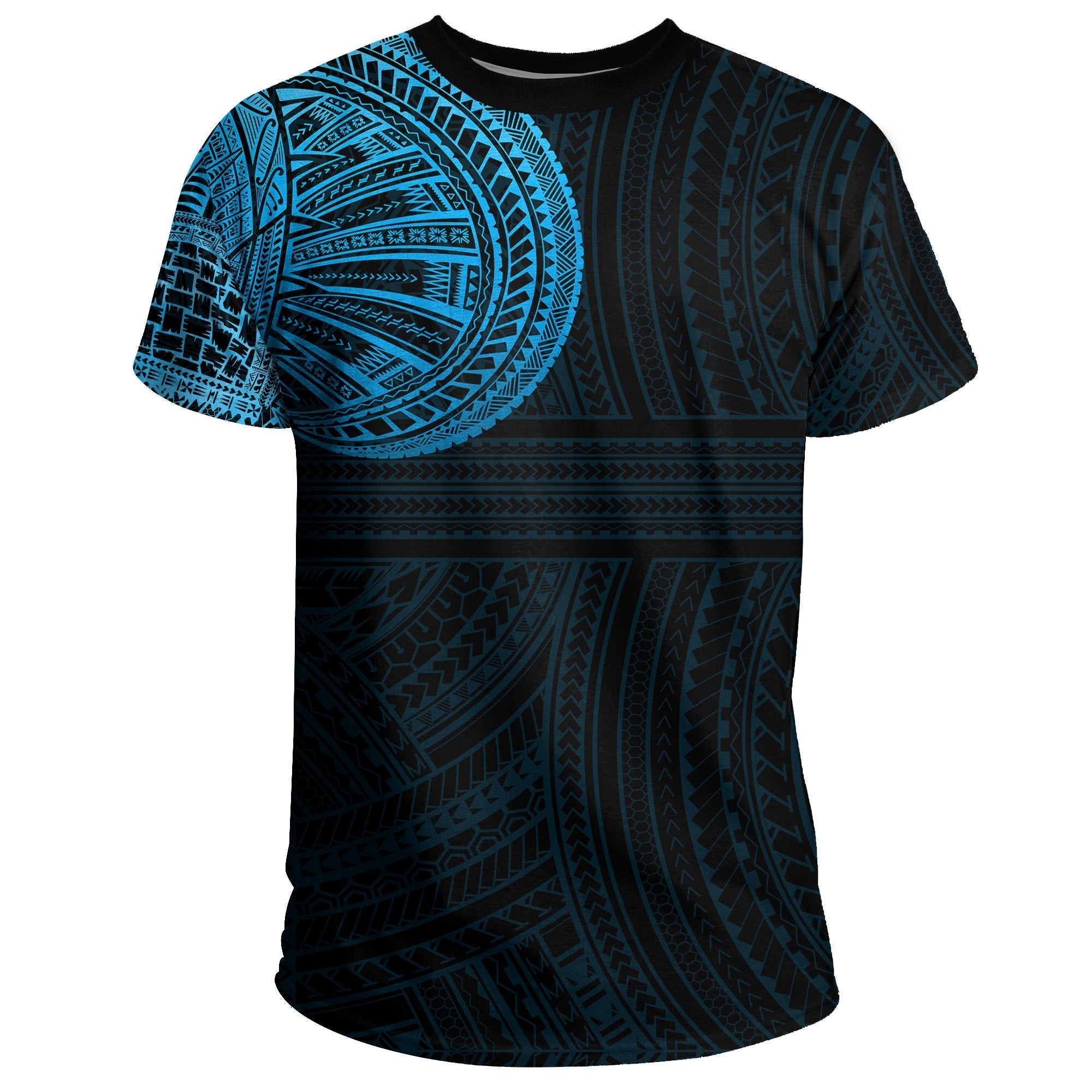 Tribal T shirt, Polynesian All Over Print T shirts - Vibe Hoodie Shop