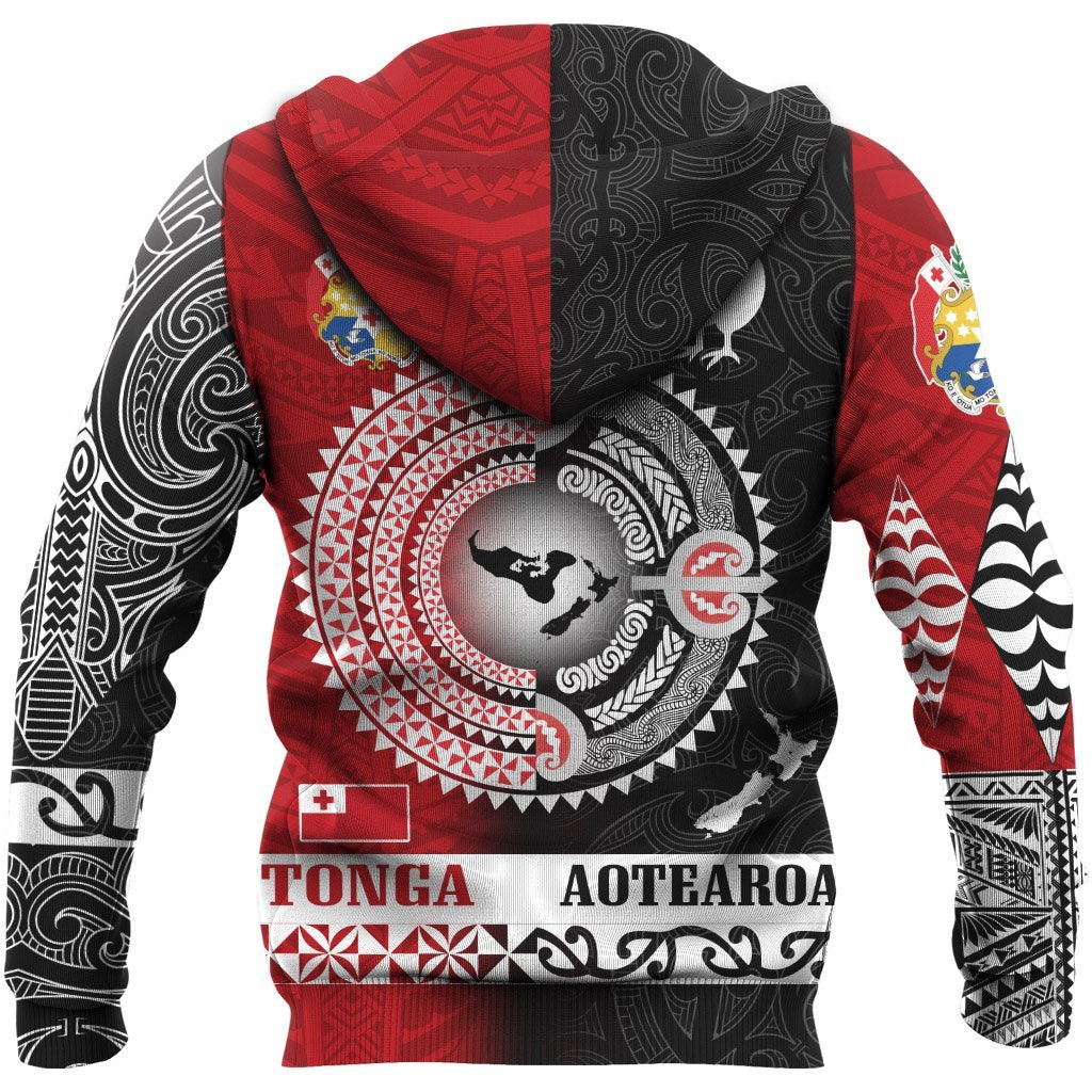 Tonga Aotearoa Zipper Hoodie - Vibe Hoodie Shop