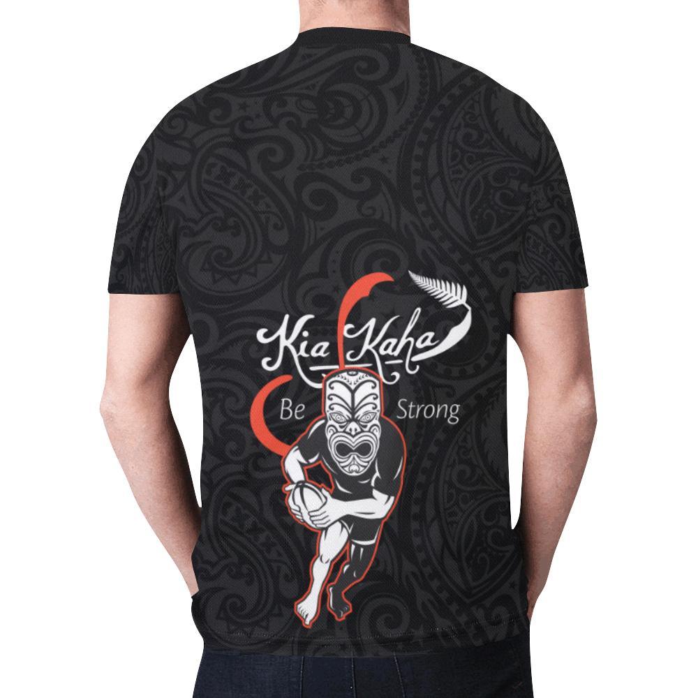 New Zealand Rugby Shirt, Kia Kaha Be Strong T shirts - Vibe Hoodie Shop