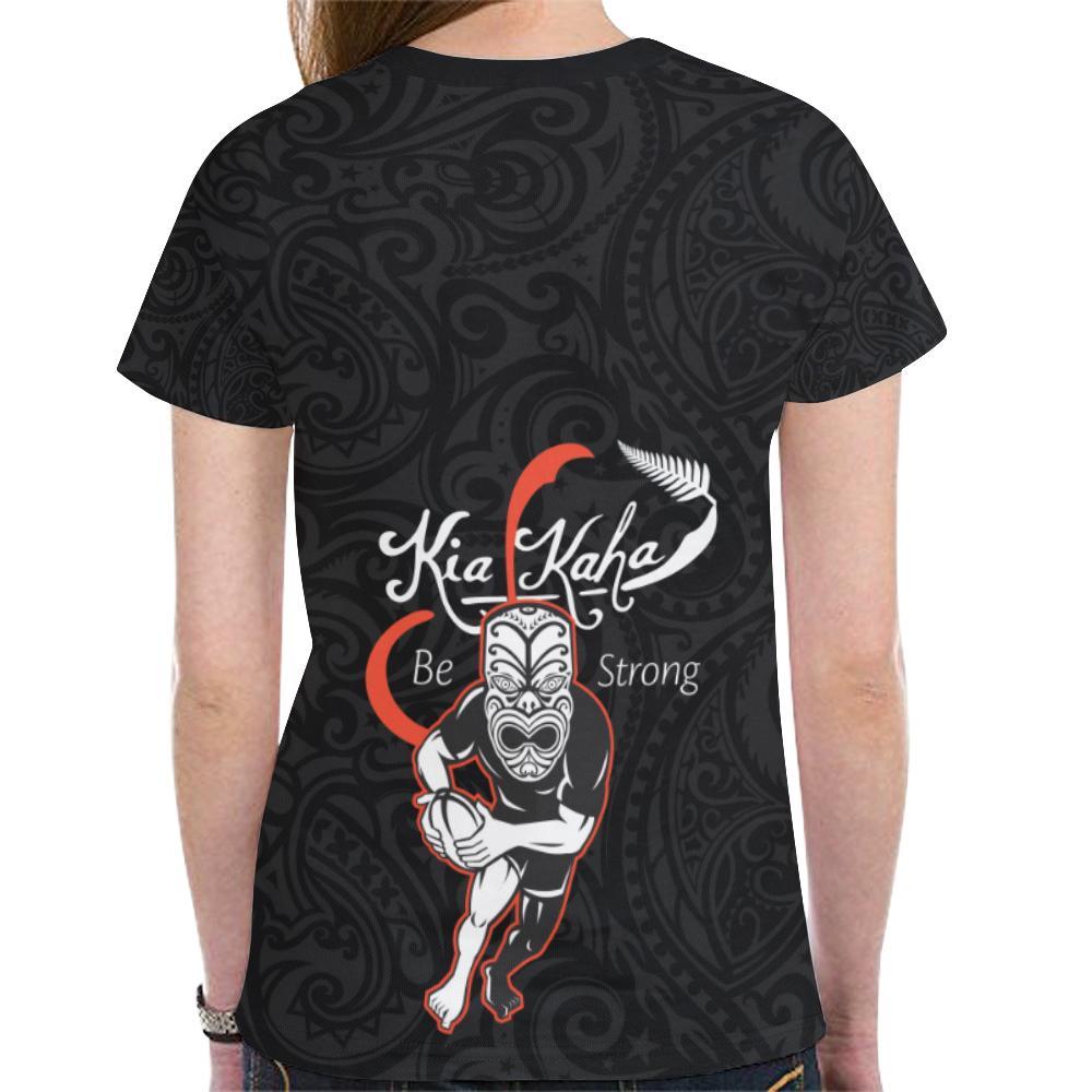 New Zealand Rugby Shirt, Kia Kaha Be Strong T shirts - Vibe Hoodie Shop