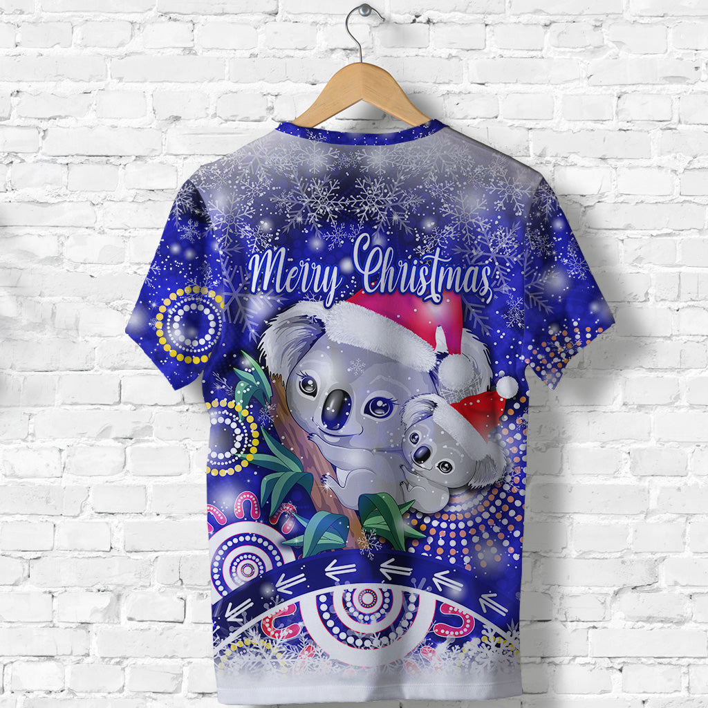 Australian Koala Christmas T shirt Original Style - Blue - Vibe Hoodie Shop