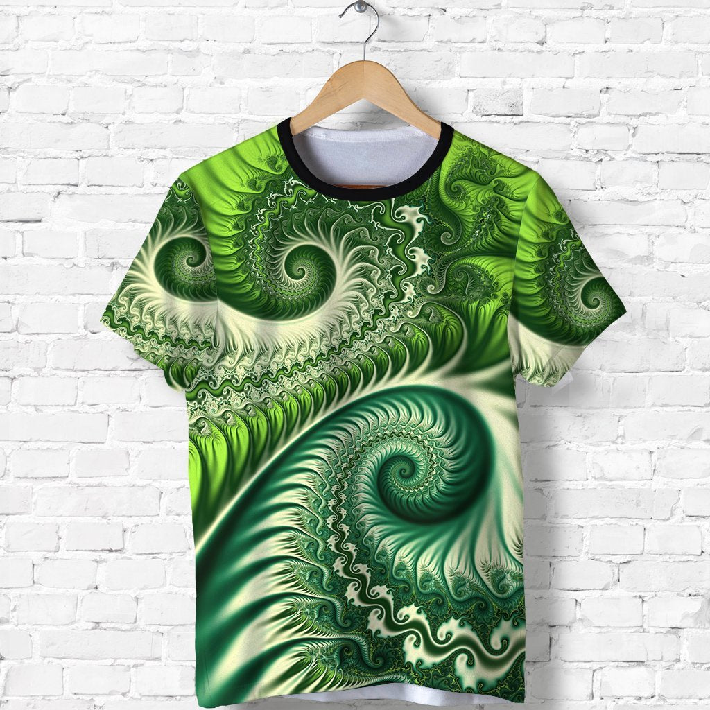 New Zealand Shirt, Koru Fern T shirt - Abstract Style - Vibe Hoodie Shop