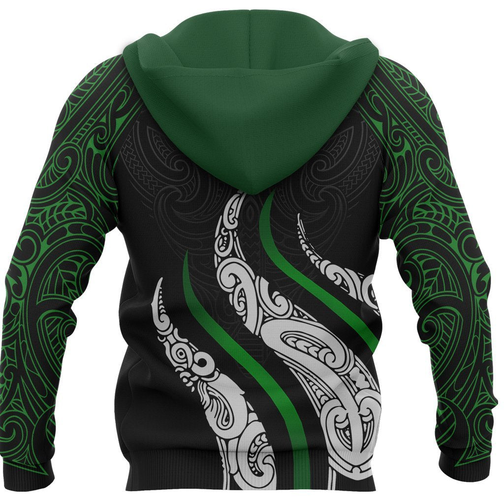 New Zealand Maori Hoodie, Aotearoa Koru Fire Style Hoodie - Vibe Hoodie Shop