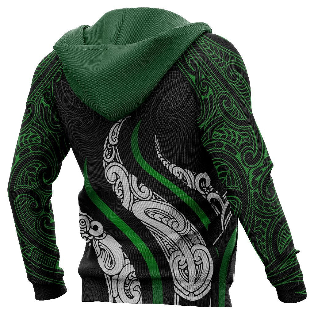 New Zealand Maori Hoodie, Aotearoa Koru Fire Style Hoodie - Vibe Hoodie Shop