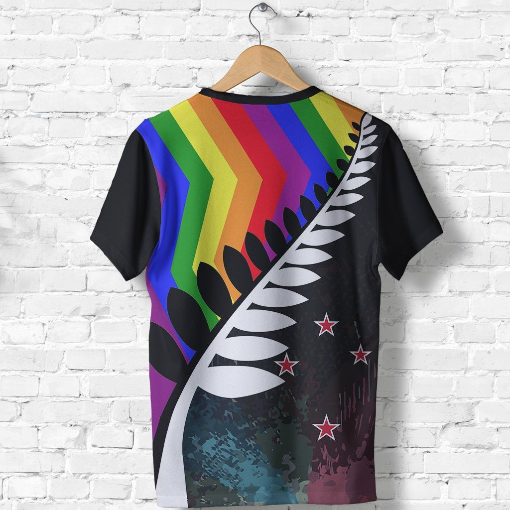 New Zealand Lgbt Flag T shirts - Vibe Hoodie Shop