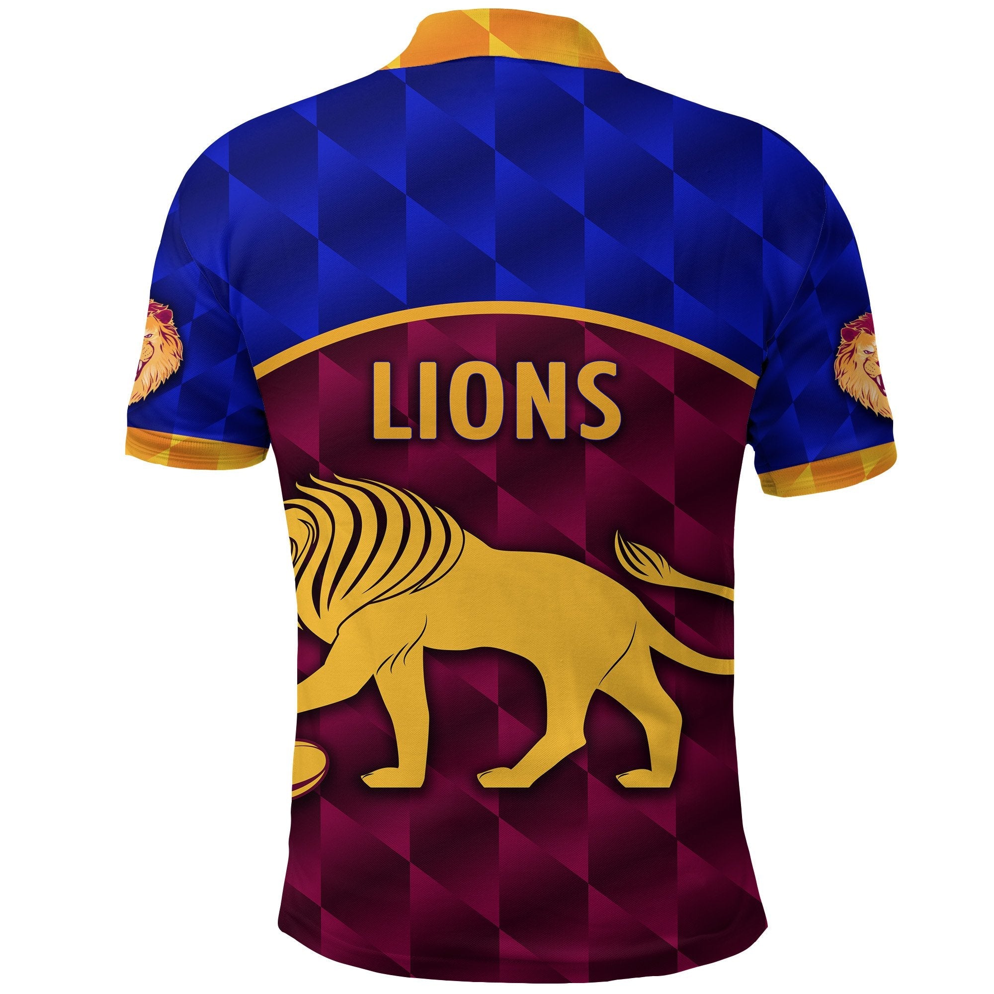 Brisbane Lions Polo Shirt Powerful - Vibe Hoodie Shop