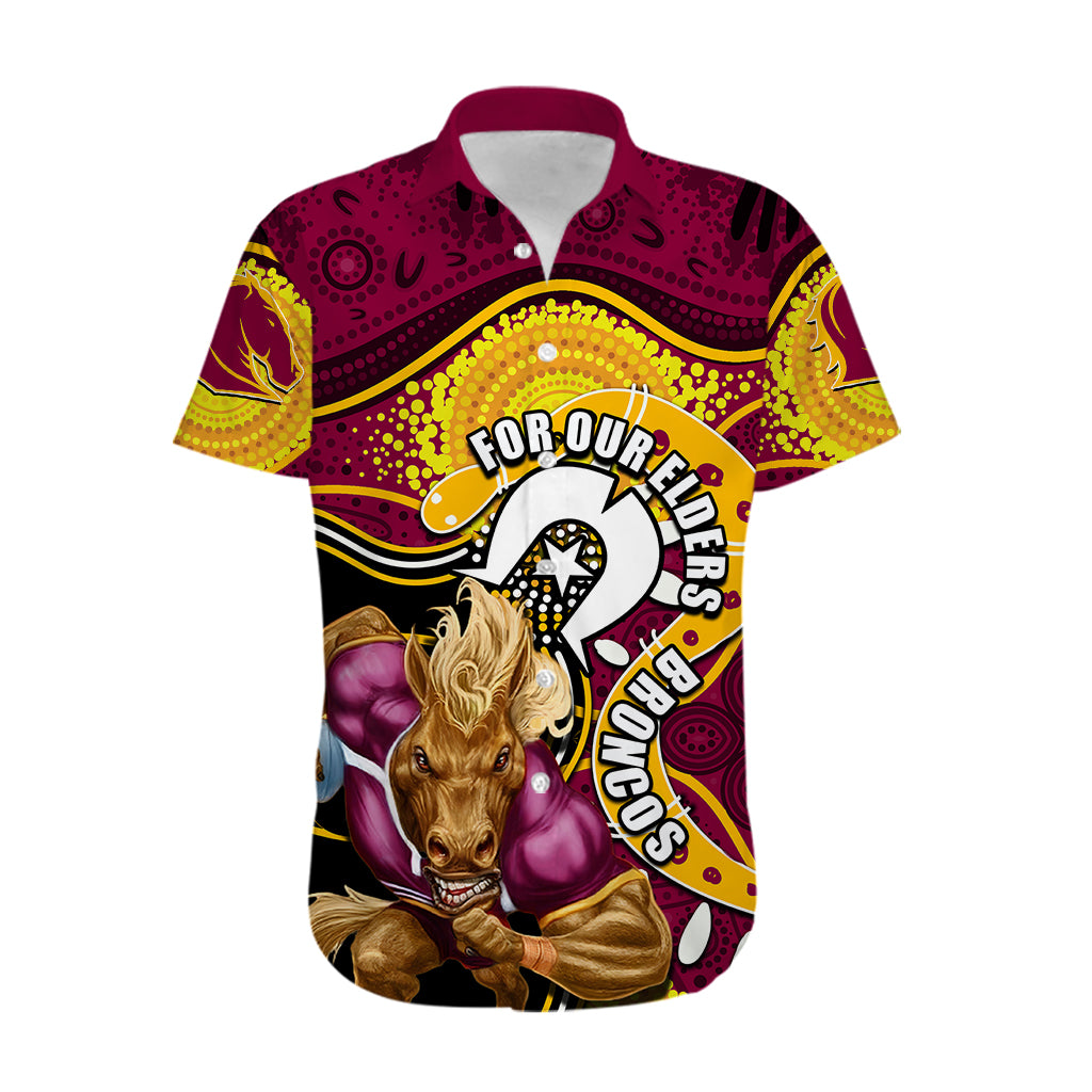Broncos Mascot NRL Hawaiian Shirt NAIDOC - Vibe Hoodie Shop