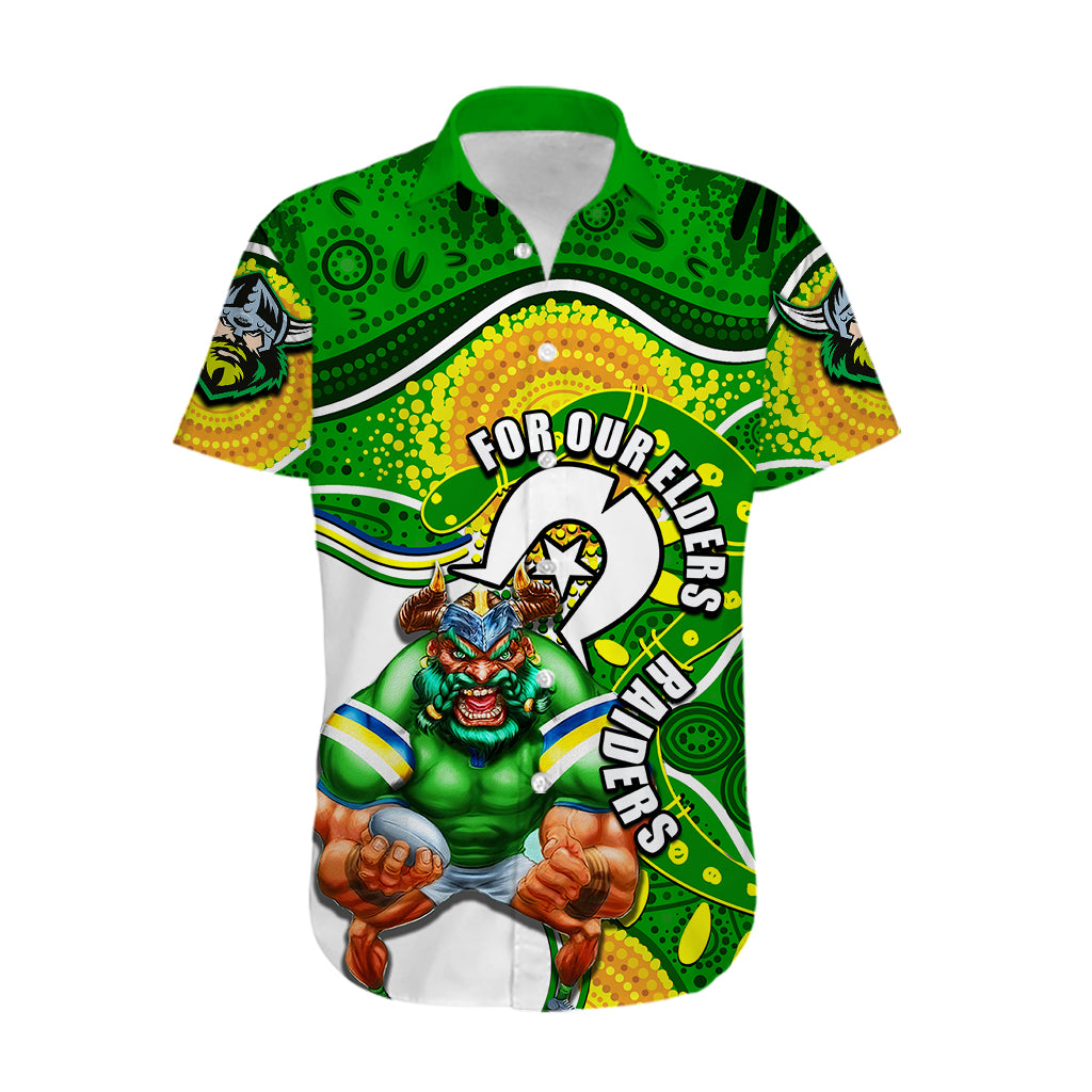 Raiders Mascot NRL Hawaiian Shirt NAIDOC - Vibe Hoodie Shop