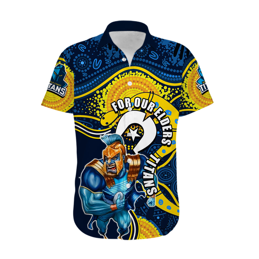 Titans Mascot NRL Hawaiian Shirt NAIDOC - Vibe Hoodie Shop
