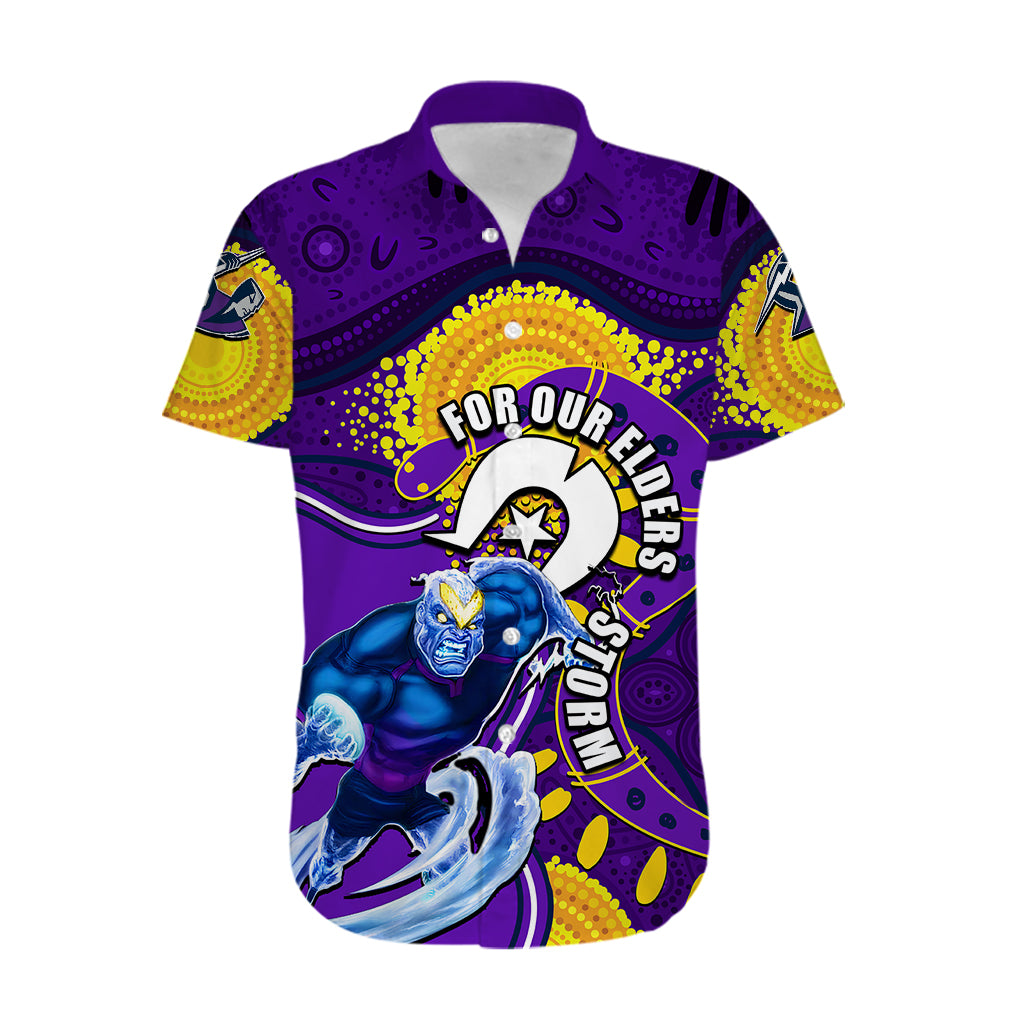 Storm Mascot NRL Hawaiian Shirt NAIDOC - Vibe Hoodie Shop