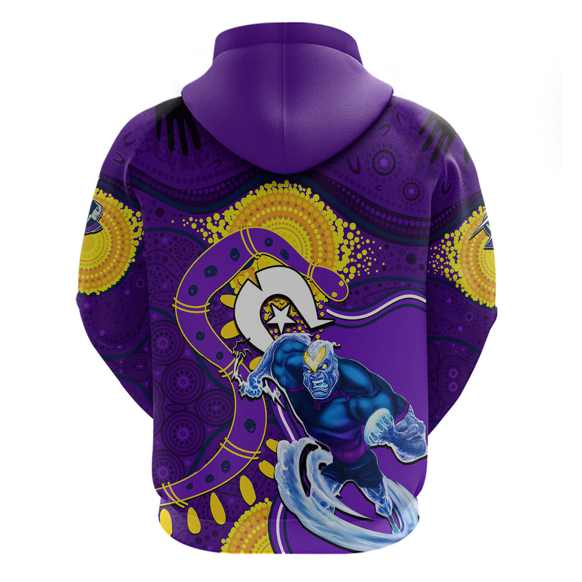 Storm Mascot NRL Hoodie NAIDOC LT6 - Vibe Hoodie Shop