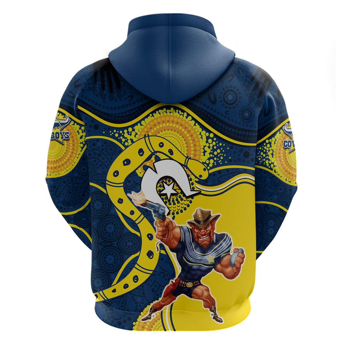Cowboys Mascot NRL Hoodie NAIDOC LT6 - Vibe Hoodie Shop