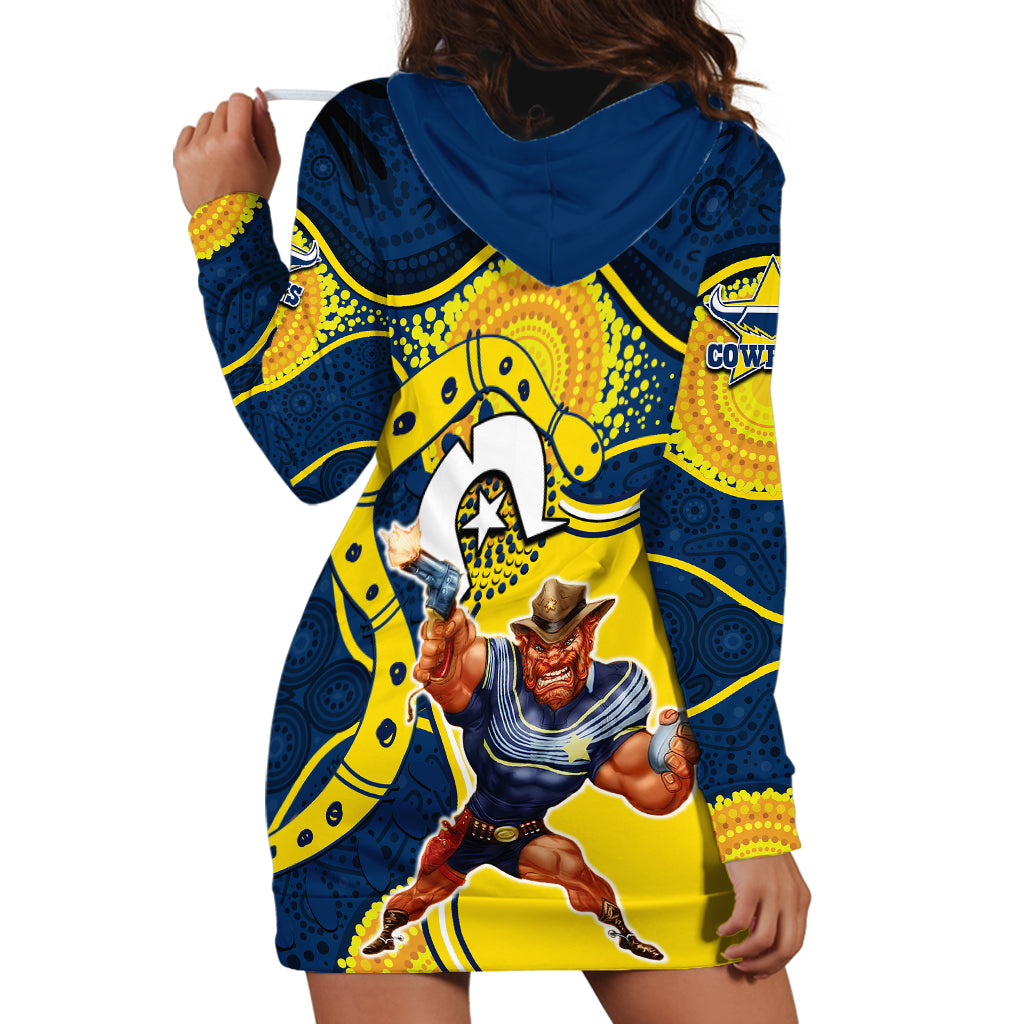 Cowboys Mascot NRL Hoodie Dress NAIDOC - Vibe Hoodie Shop