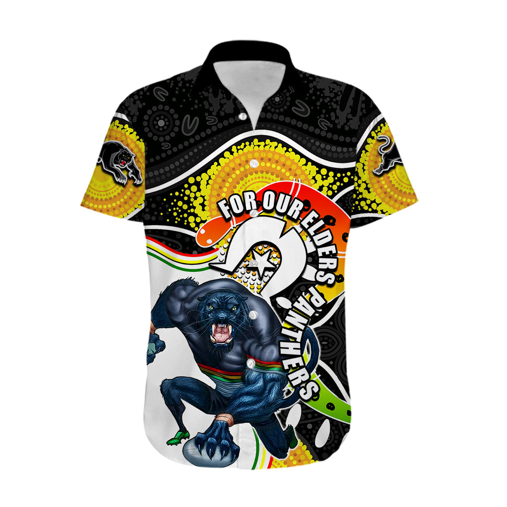 Panthers Mascot NRL Hawaiian Shirt NAIDOC - Vibe Hoodie Shop
