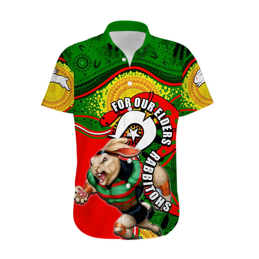 Rabbitohs Mascot NRL Hawaiian Shirt NAIDOC - Vibe Hoodie Shop