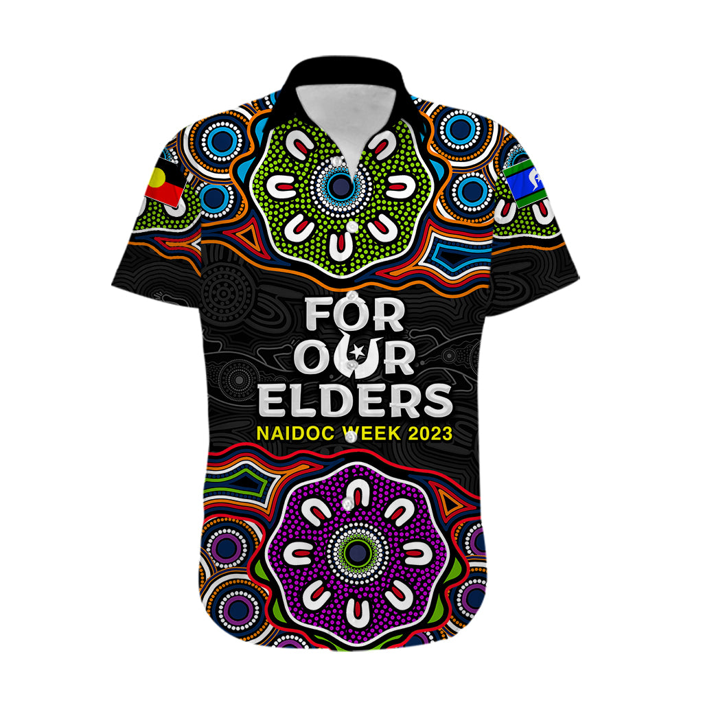 NAIDOC 2023 Hawaiian Shirt Aboriginal Tribal Coloful - Vibe Hoodie Shop