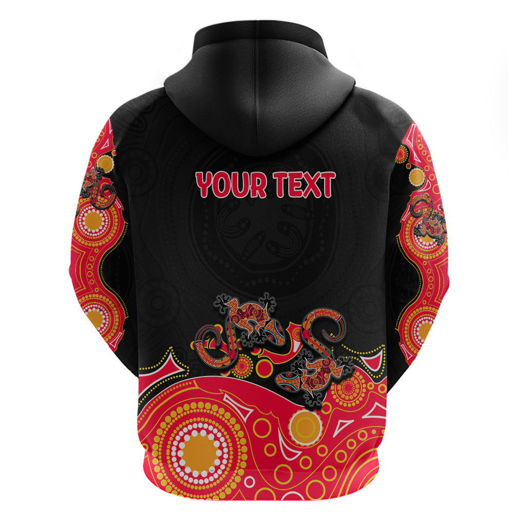 Australia Aboriginal Hoodie Lizard Red LT6 - Vibe Hoodie Shop