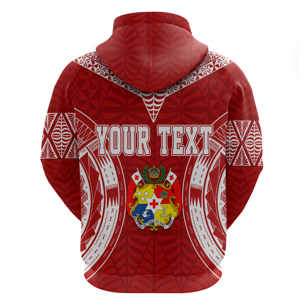 Personalised Tonga Independence Day Hoodie Kupesi Pattern Mix Style LT7 - Vibe Hoodie Shop