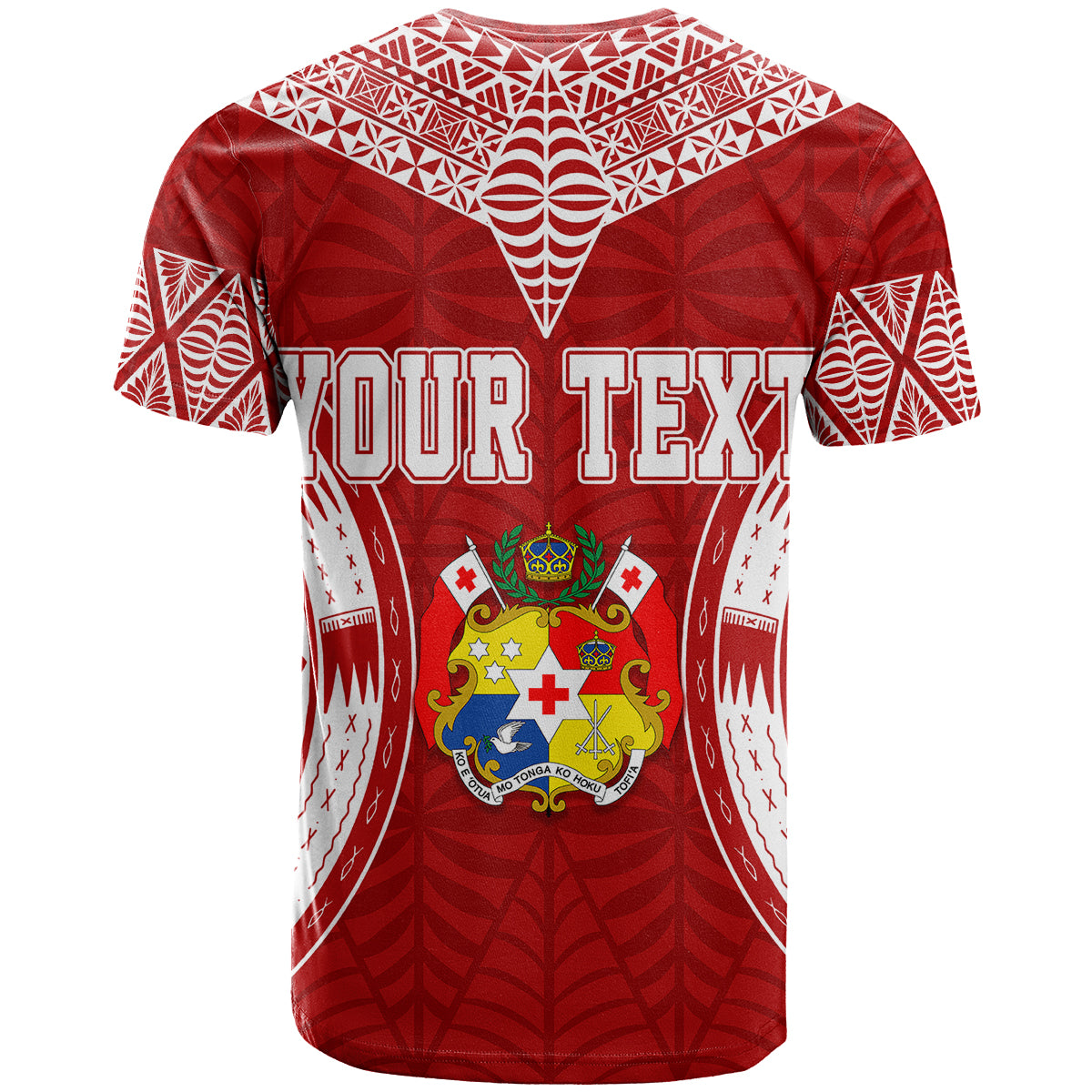 Personalised Tonga Independence Day T Shirt Kupesi Pattern Mix Style - Vibe Hoodie Shop