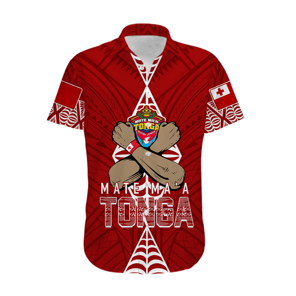 Personalised Tonga Rugby Hawaiian Shirt Mate Ma'a Tonga Independence Day - Vibe Hoodie Shop