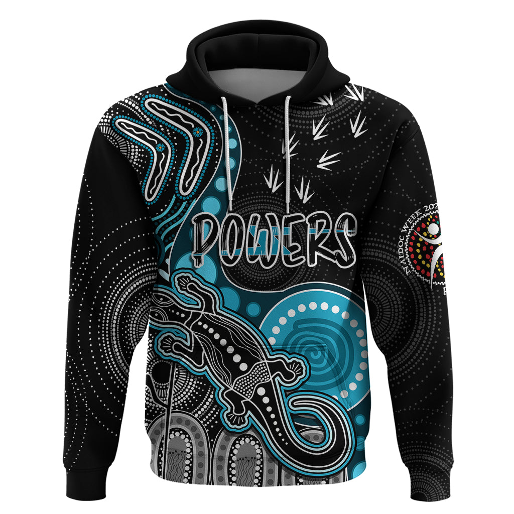 Personalised NAIDOC Week 2023 AFL Powers Hoodie Aboriginal Dot Art Lizard Mix Boomerang LT7 - Vibe Hoodie Shop