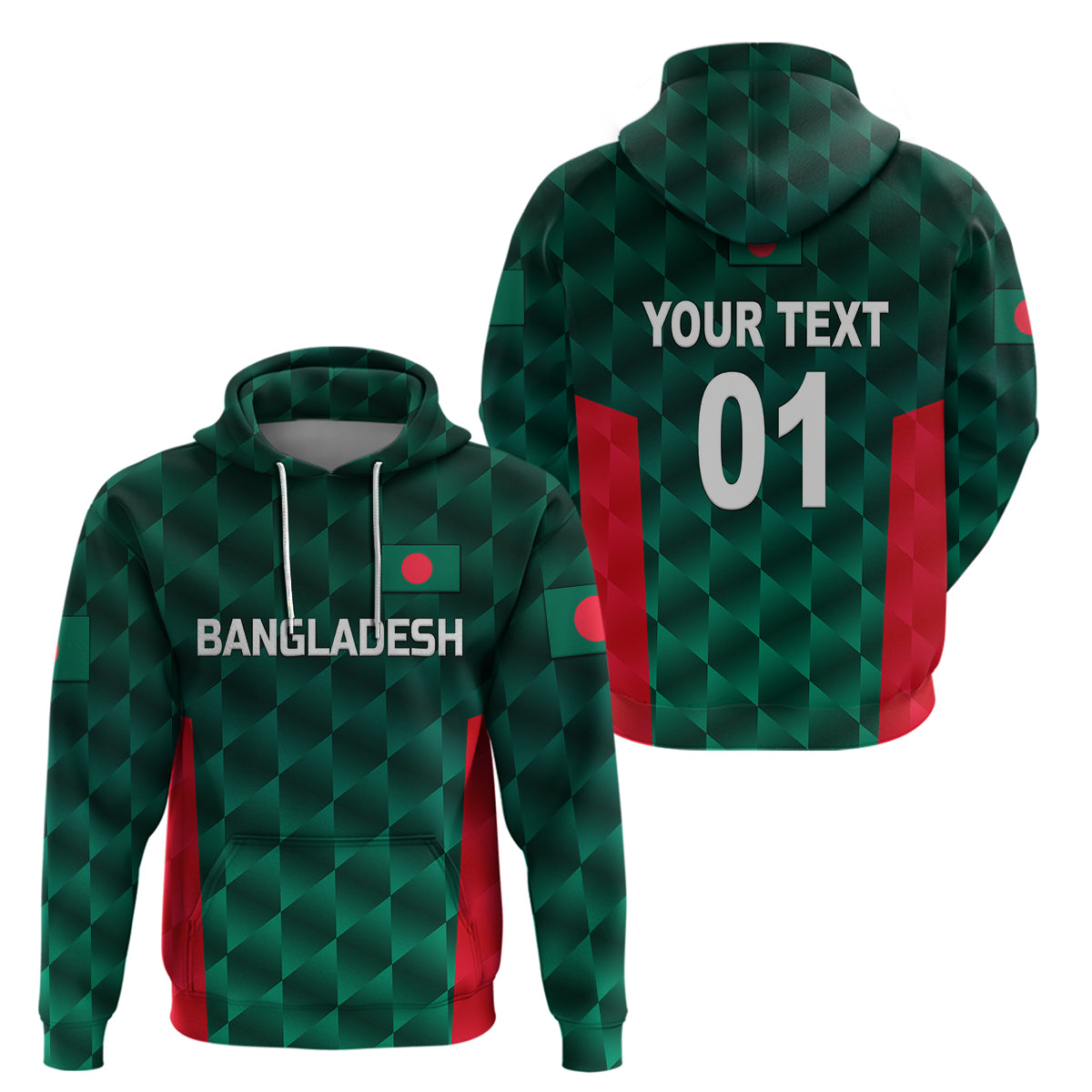(Custom Personalised) Bangladesh Cricket Hoodie Unique Style LT8 - Vibe Hoodie Shop