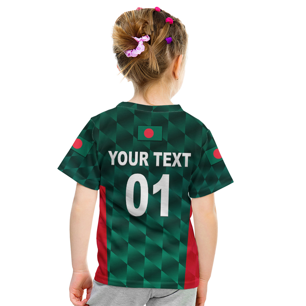 (Custom Personalised) Bangladesh Cricket Kid T Shirt Unique Style - Vibe Hoodie Shop