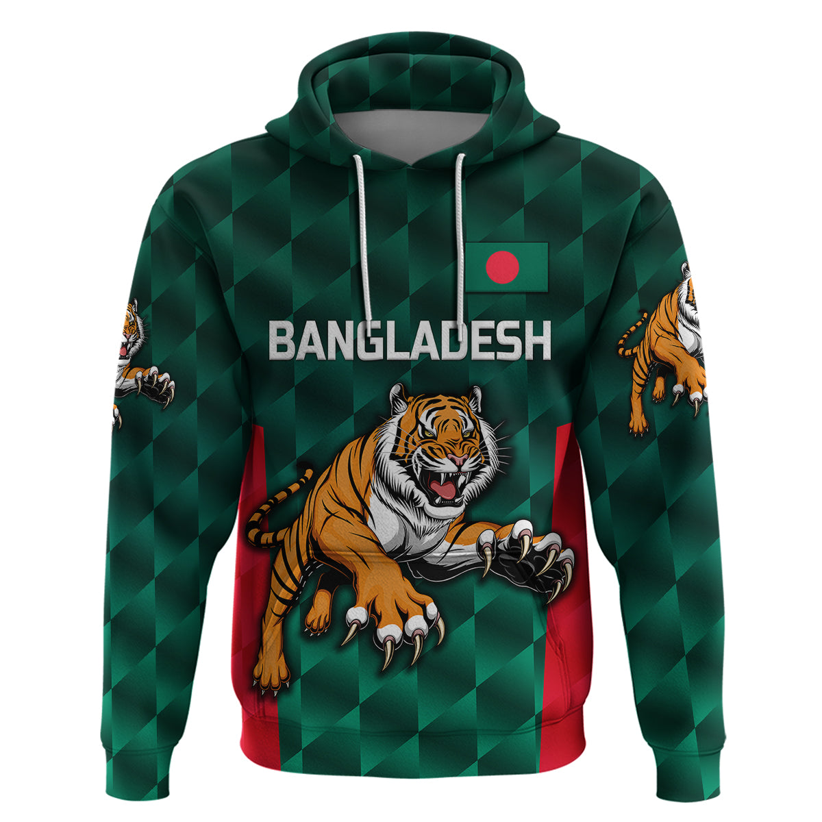 (Custom Personalised) Bangladesh Cricket Hoodie Special Style The Tigers LT8 - Vibe Hoodie Shop