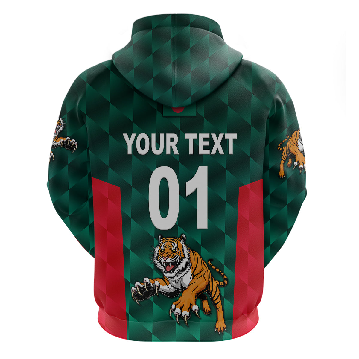 (Custom Personalised) Bangladesh Cricket Hoodie Special Style The Tigers LT8 - Vibe Hoodie Shop
