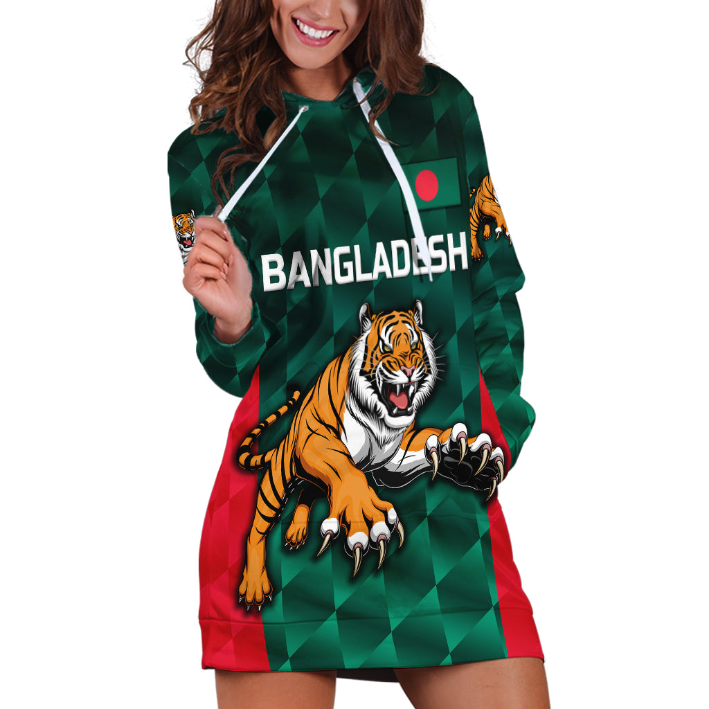 (Custom Personalised) Bangladesh Cricket Hoodie Dress Special Style The Tigers - Vibe Hoodie Shop