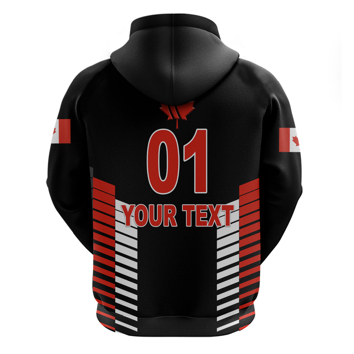 (Custom Personalised) Canada Cricket Hoodie Maple Leaf Unique Style - Black LT8 - Vibe Hoodie Shop