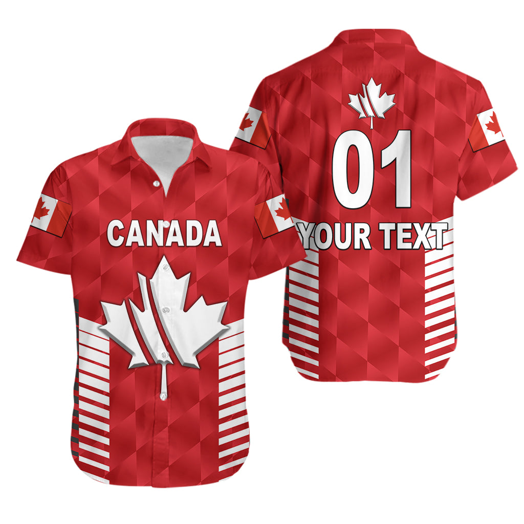 (Custom Personalised) Canada Cricket Hawaiian Shirt Maple Leaf Unique Style - Red - Vibe Hoodie Shop