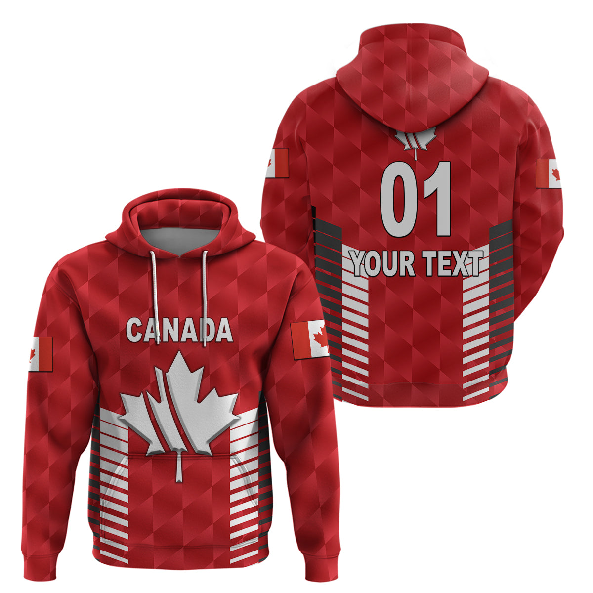 (Custom Personalised) Canada Cricket Hoodie Maple Leaf Unique Style - Red LT8 - Vibe Hoodie Shop