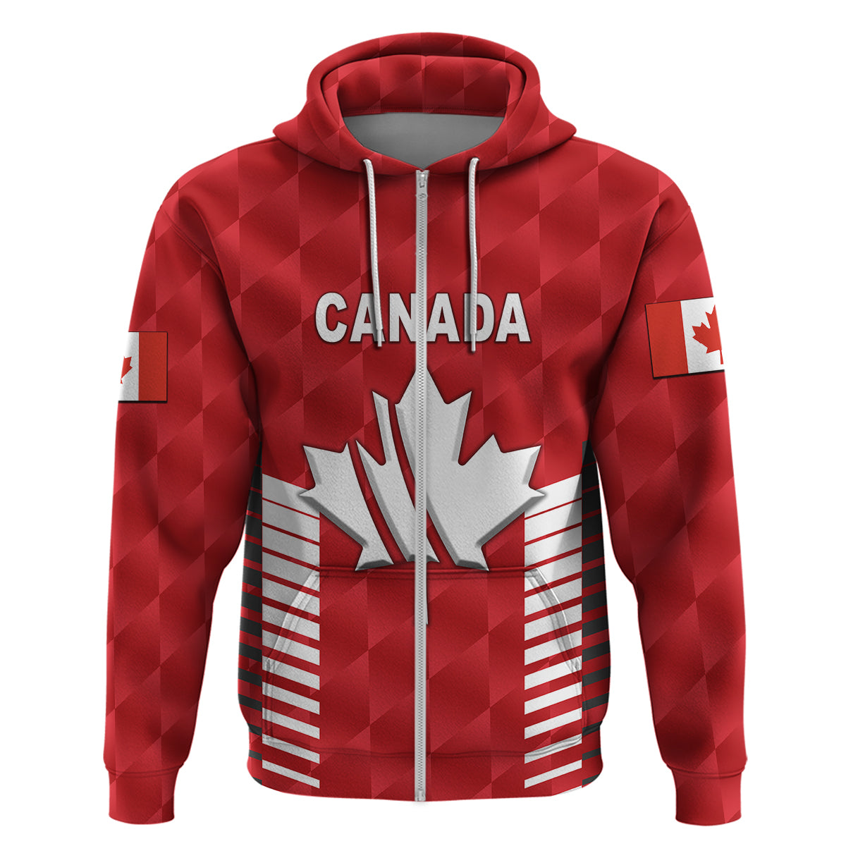 (Custom Personalised) Canada Cricket Hoodie Maple Leaf Unique Style - Red LT8 - Vibe Hoodie Shop