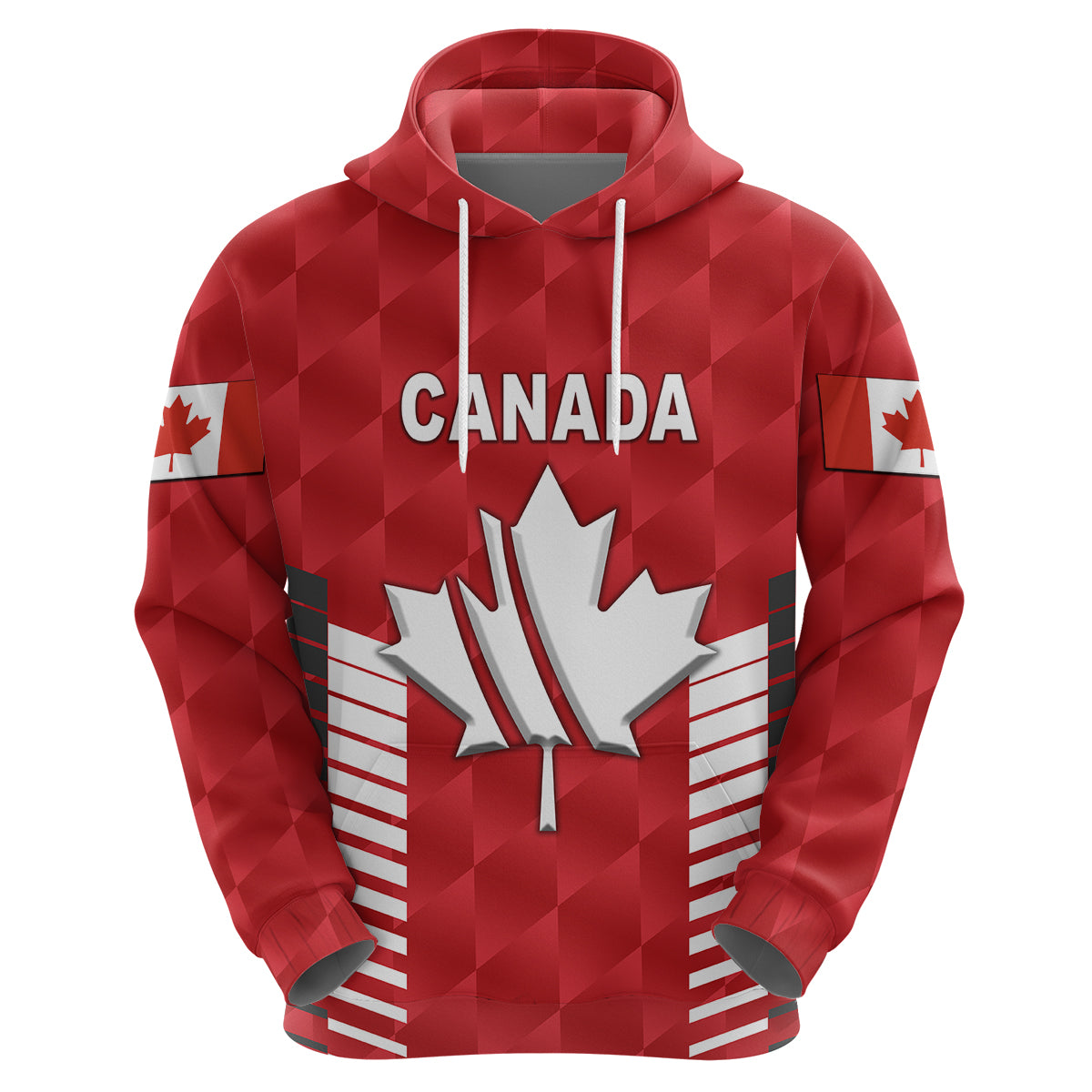 (Custom Personalised) Canada Cricket Hoodie Maple Leaf Unique Style - Red LT8 - Vibe Hoodie Shop