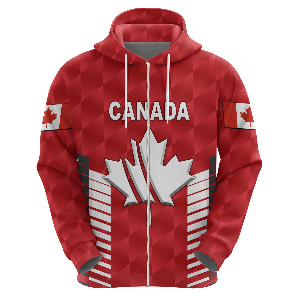 (Custom Personalised) Canada Cricket Hoodie Maple Leaf Unique Style - Red LT8 - Vibe Hoodie Shop