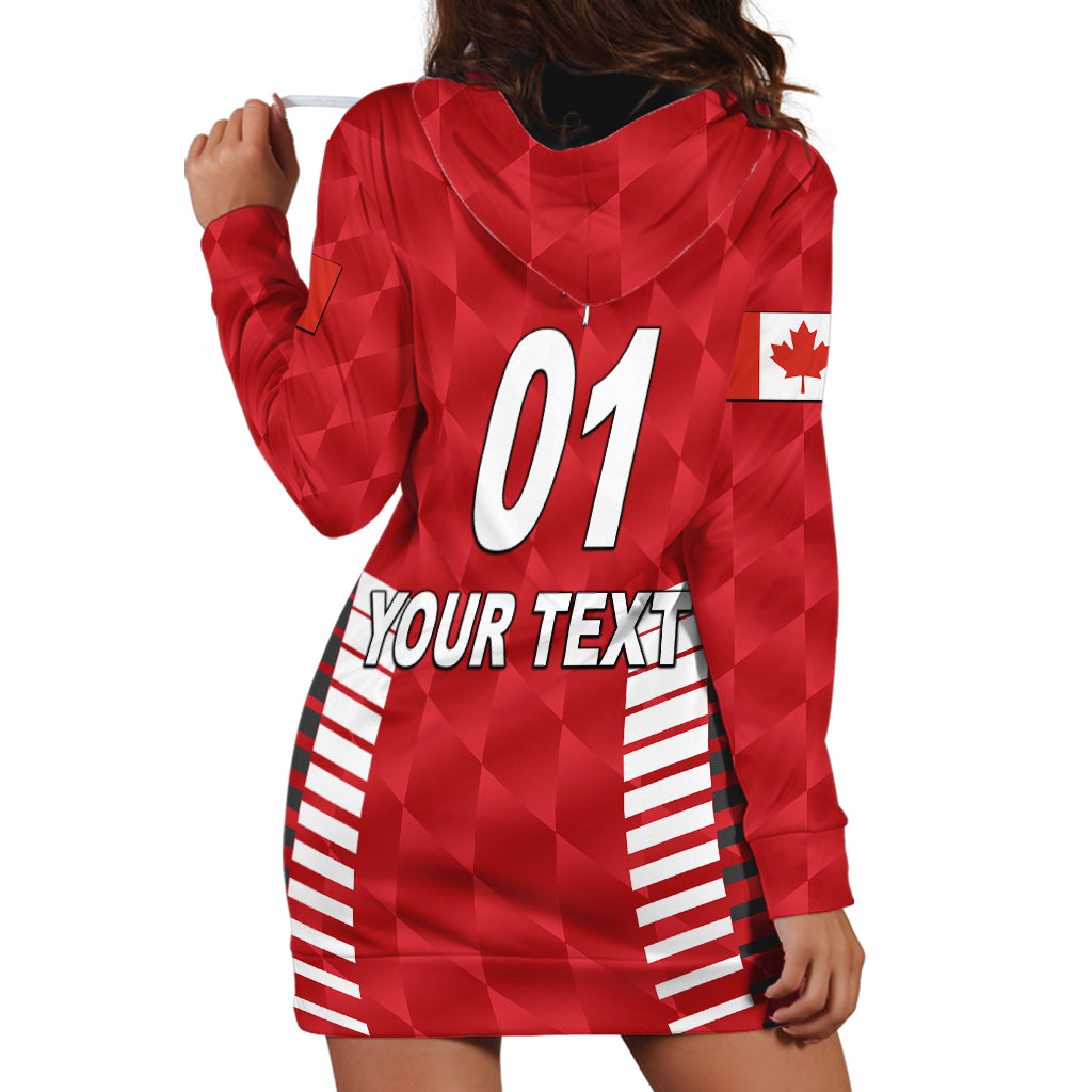 (Custom Personalised) Canada Cricket Hoodie Dress Maple Leaf Unique Style - Red - Vibe Hoodie Shop