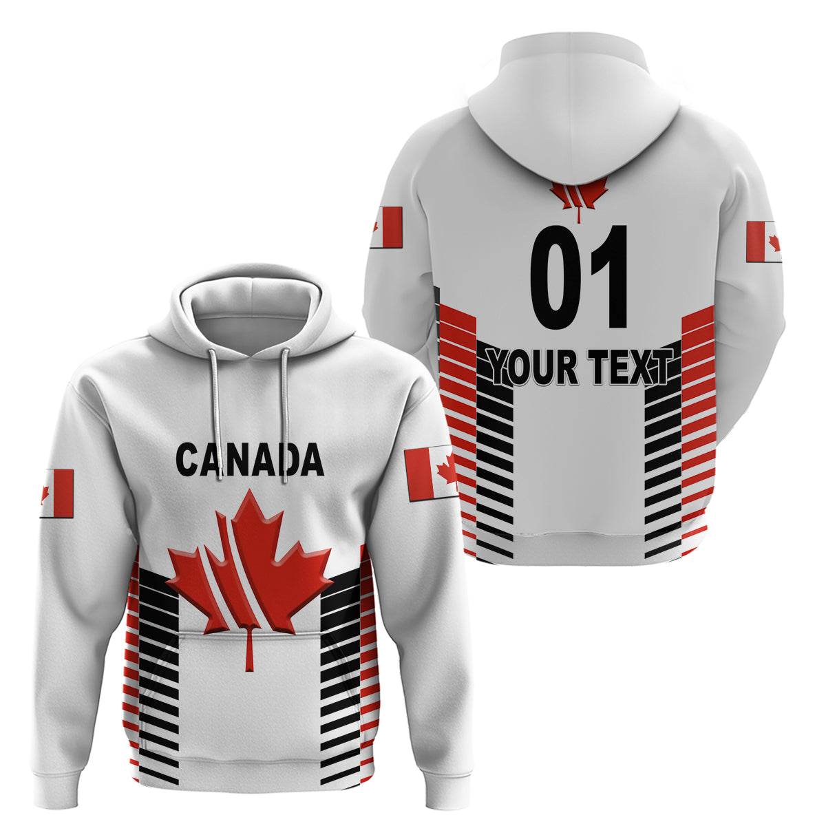 (Custom Personalised) Canada Cricket Hoodie Maple Leaf Unique Style - White LT8 - Vibe Hoodie Shop