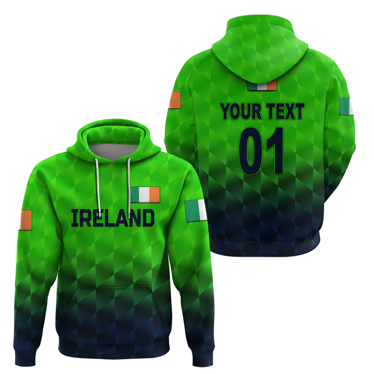 (Custom Personalised) Ireland Cricket Hoodie Unique Style LT8 - Vibe Hoodie Shop