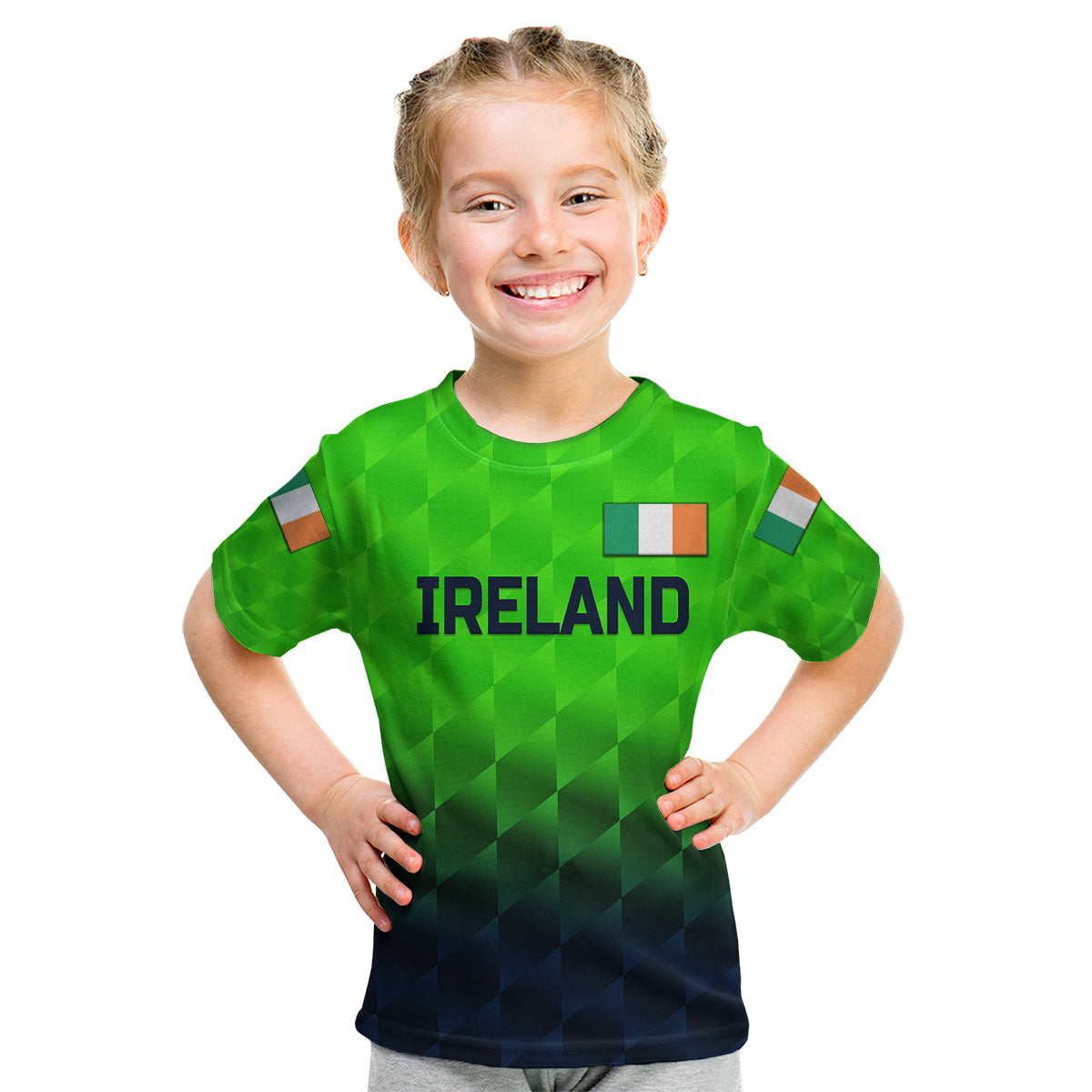 (Custom Personalised) Ireland Cricket Kid T Shirt Unique Style - Vibe Hoodie Shop