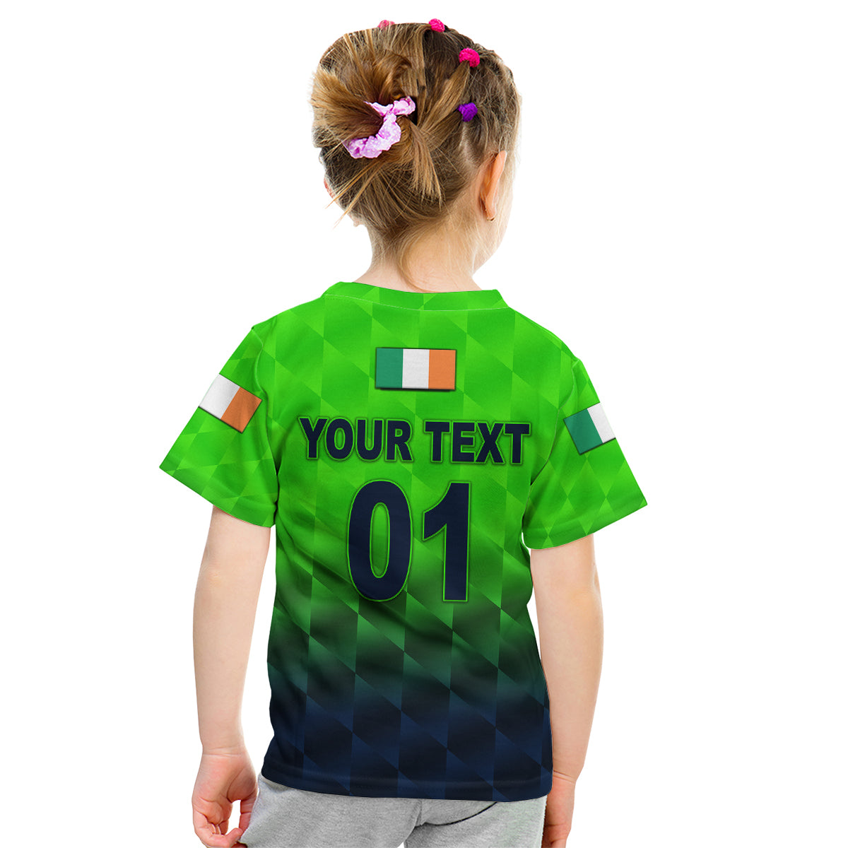 (Custom Personalised) Ireland Cricket Kid T Shirt Unique Style - Vibe Hoodie Shop